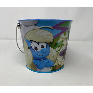 Smurfs 2025 Movie kids popcorn bucket Pail NEW